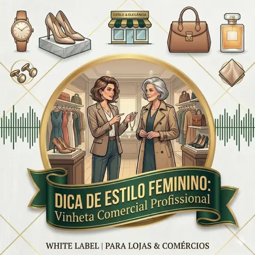 Vinheta Comercial – Dica de Estilo Feminino para Loja de roupas