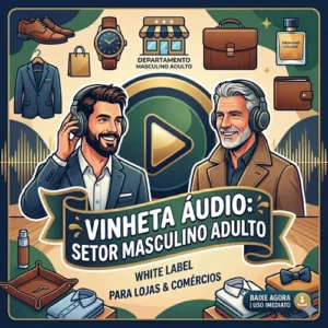 Vinheta Comercial Profissional em Audio - Loja de Roupas - Setor masculino adulto