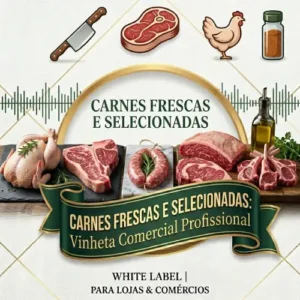 Vinheta Comercial Profissional em Audio - Carnes Frescas e Selecionadas - Açougue