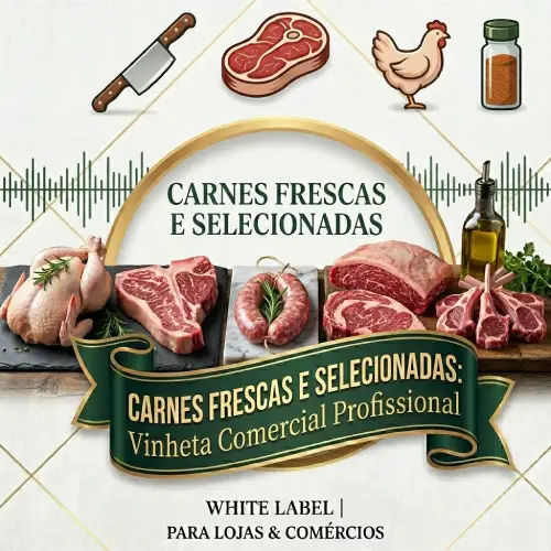 Vinheta Comercial Profissional em Audio - Carnes Frescas e Selecionadas - Açougue