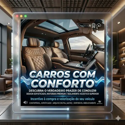 Vinheta Comercial Profissional em Audio - Carro com Conforto - Loja de Veiculo
