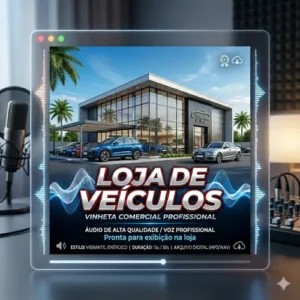 Vinheta Comercial Profissional em Audio - Entra Cliente - Loja de Veiculos