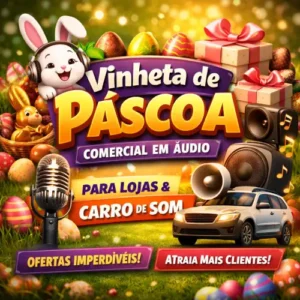 Vinheta Comercial Profissional em Audio - Ofertas Imperdíveis de Pascoa - Supermercado