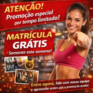 Vinheta Comercial Profissional em Audio - Promoção por Tempo Limitado - Academia
