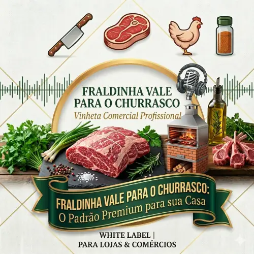 Vinheta Comercial para Açougue - Fraldinha Vale para o Churrasco