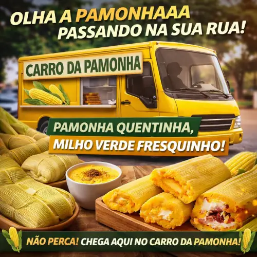 Vinheta comercial profissional em audio - carro da pamonha